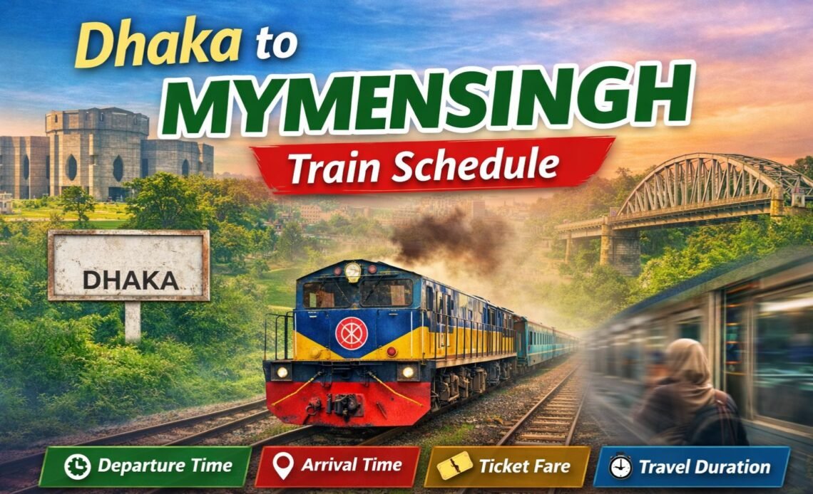 Dhaka to Mymensingh Train Schedule